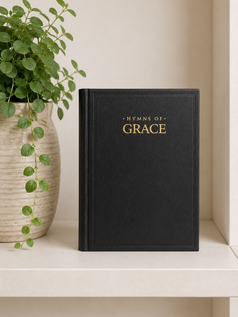 Hymns of Grace Black Hardcover Hymnal Vintage